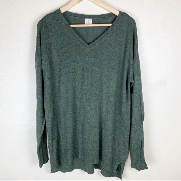 a new day Sweaters - A new day green lightweight sweater